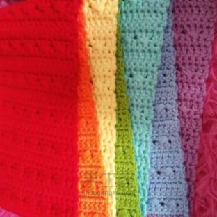 彩虹围巾