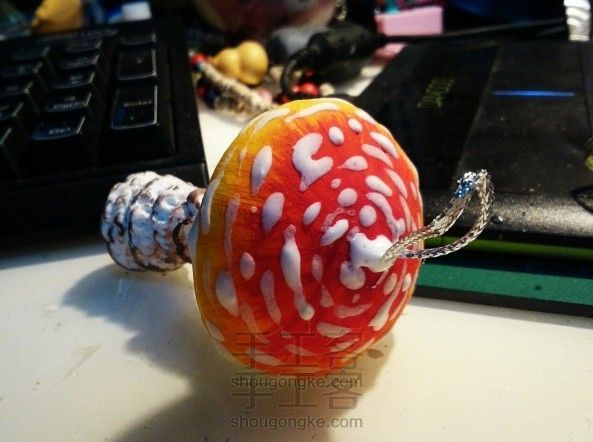粘土做毒蝇鹅膏菌(啰嗦)
