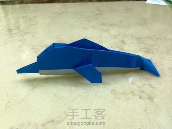 海豚折纸手工教程【转载】