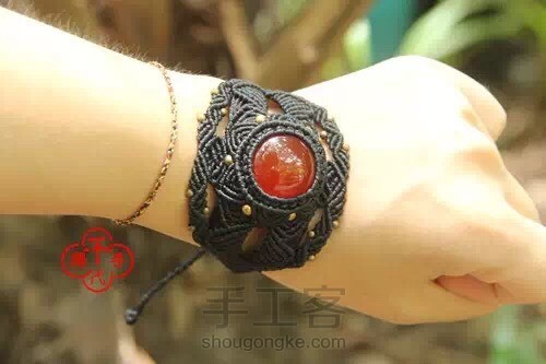 能量花手绳 【千代手绳 原创设计】 第1步