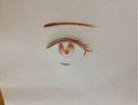 手绘眼睛加眼妆（二）
