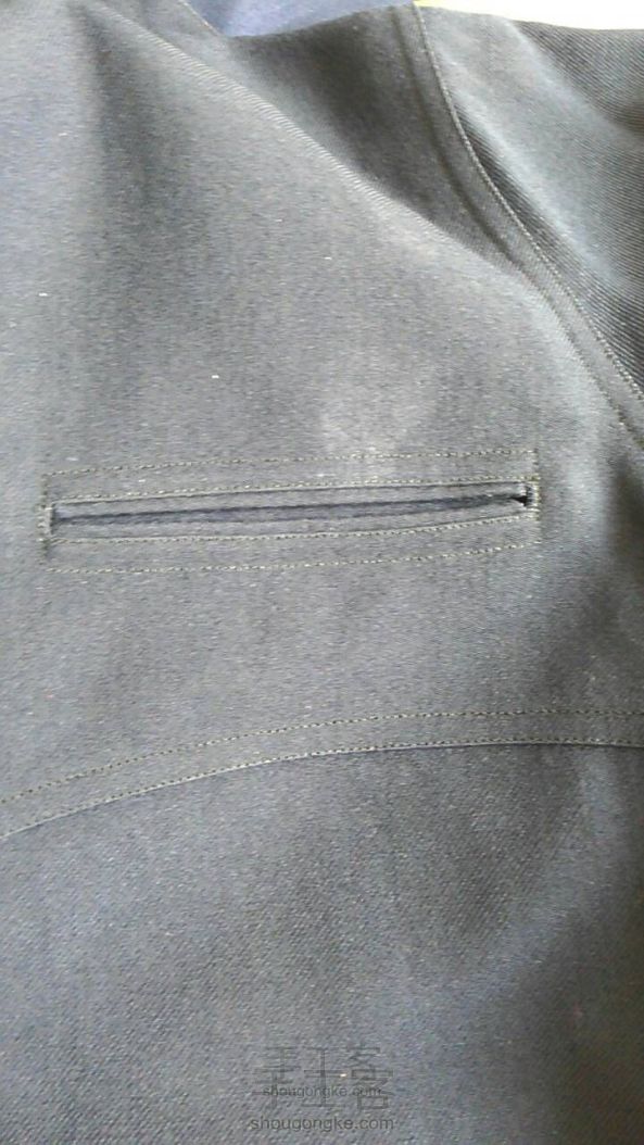 高手进阶大衣，裤子双嵌条口袋制作方法