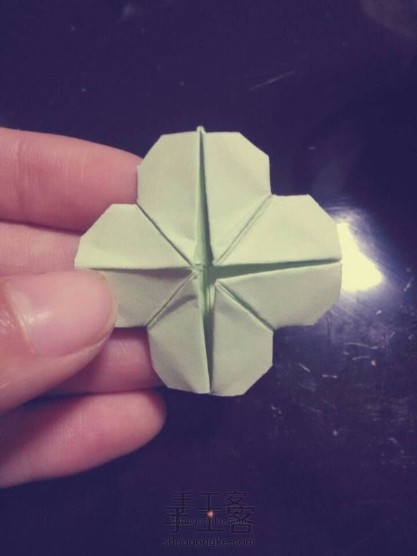 教你叠好看的四叶草