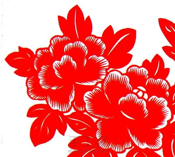 花朵的剪法~剪纸(原创)