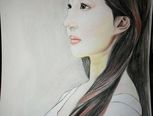 手绘刘亦菲