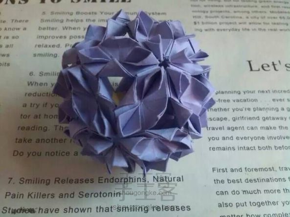 折纸花球  6