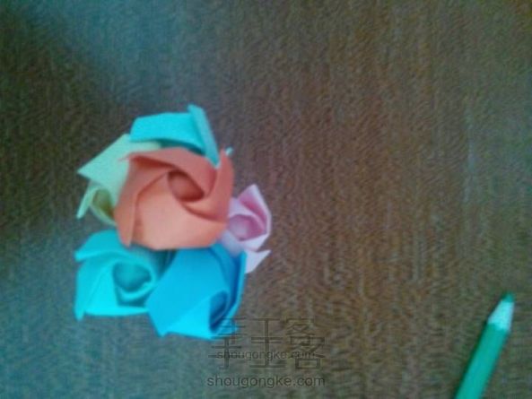 折纸玫瑰（简单版）≧◇≦