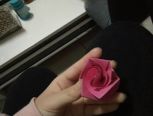 简单玫瑰花的折法