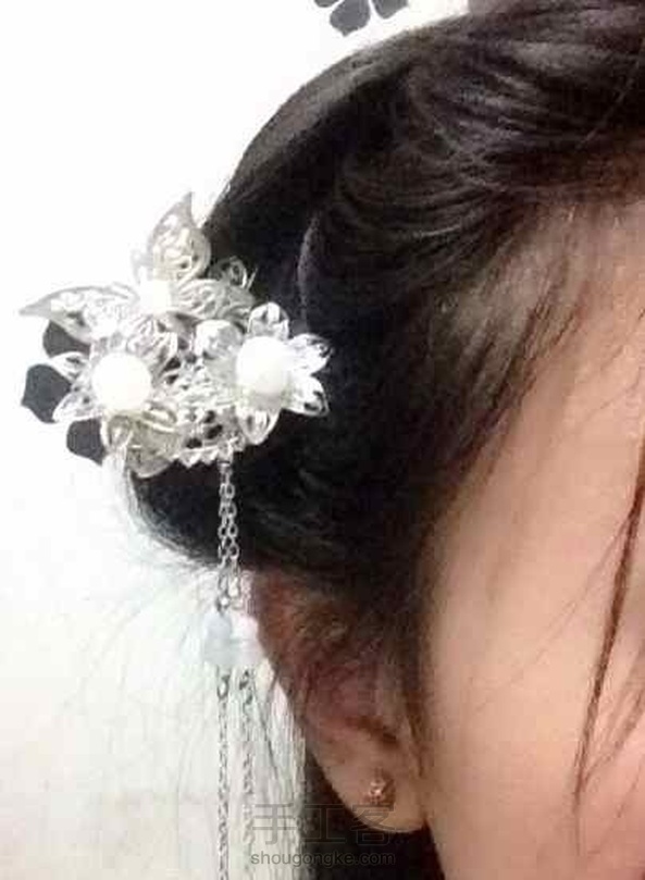 发簪:蝶恋花