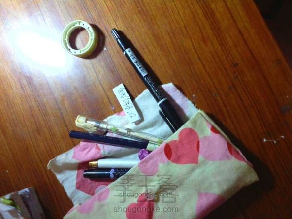 懒癌重患者手作 不用针线的文具袋