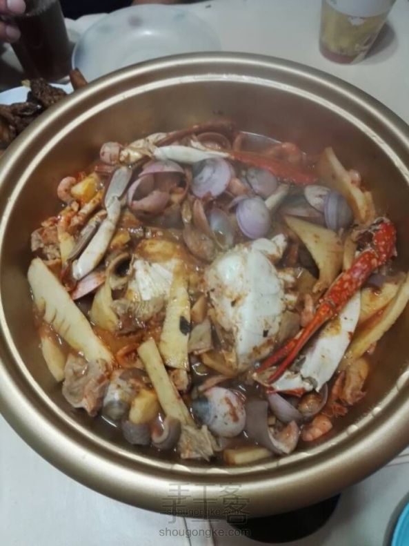 韩式海鲜年糕锅