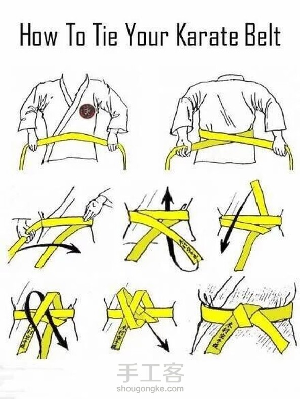 【转】各种实用的打结方式