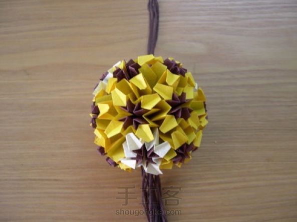 折纸花球1