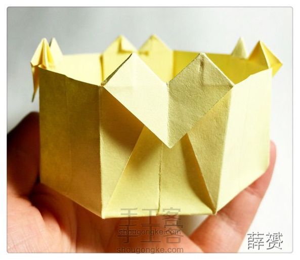 (纸盒系列六十一)爱心纸盒折法