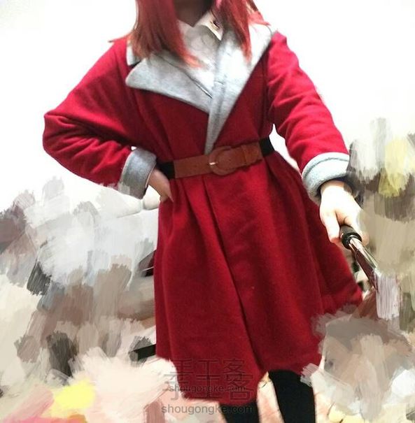 给自己做件呢子大衣
