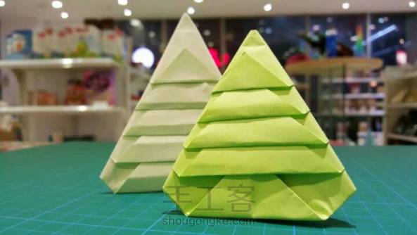 圣诞折纸之圣诞树（二）