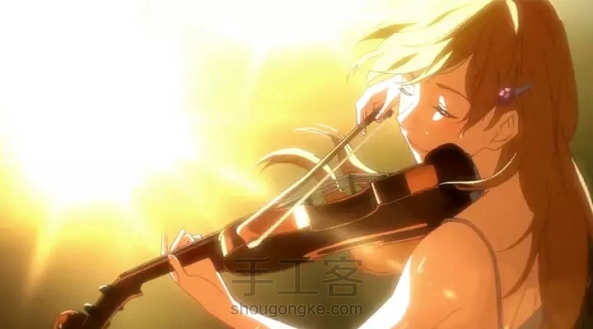 演奏者。。拉小提琴的少女(转自微信)