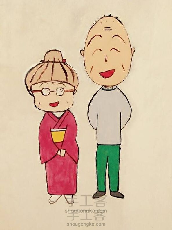 小丸子大合照(上)之爷爷奶奶篇