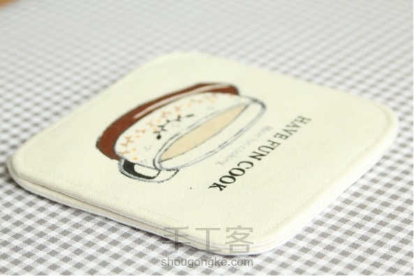 [Miss朝de手作] 杯垫教程