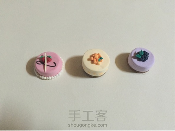 蛋糕粘土之蓝莓慕斯做法