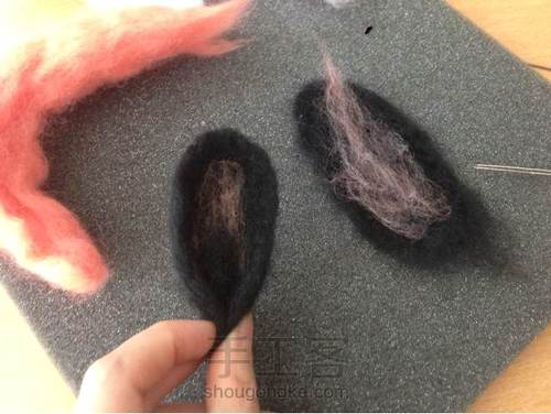 羊毛毡仿真兔子包 第12步