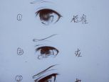 一般动漫女生眼睛的三种画法