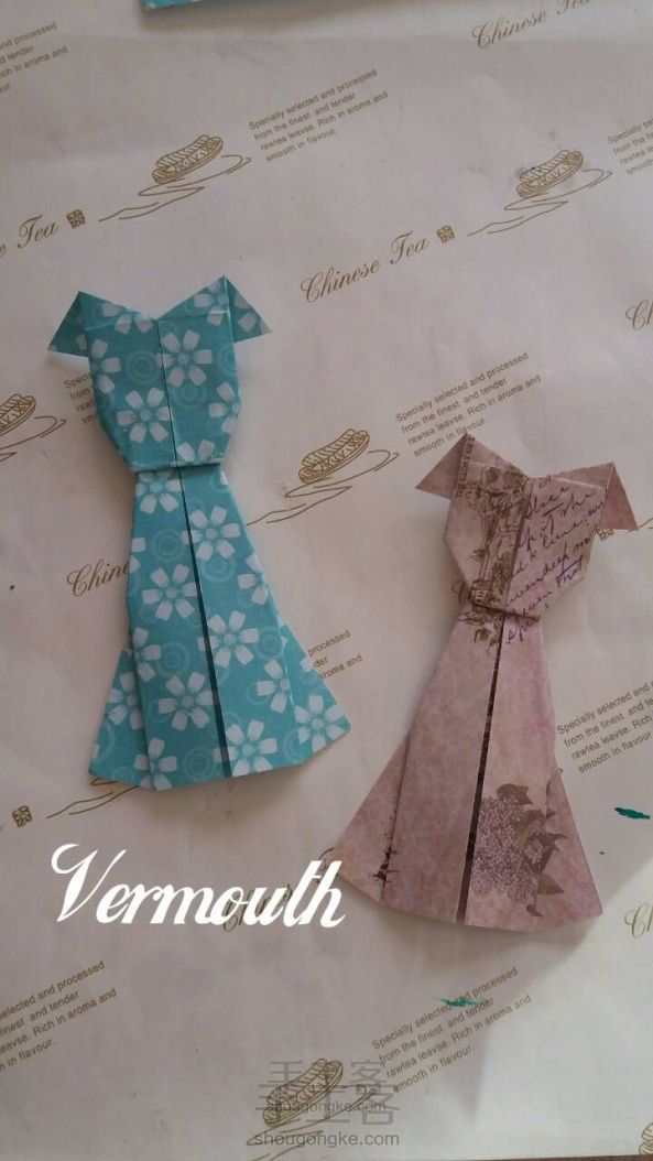 ［Vermouth］纸艺——小礼服
