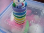 粘土彩虹蛋糕
