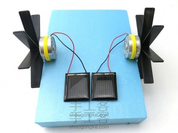 太阳能轮桨船 (千水星 DIY模型材料)