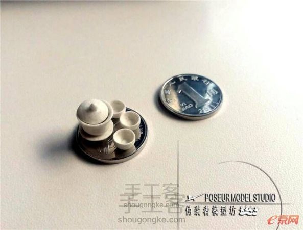粉笔雕刻-功夫茶具(转)