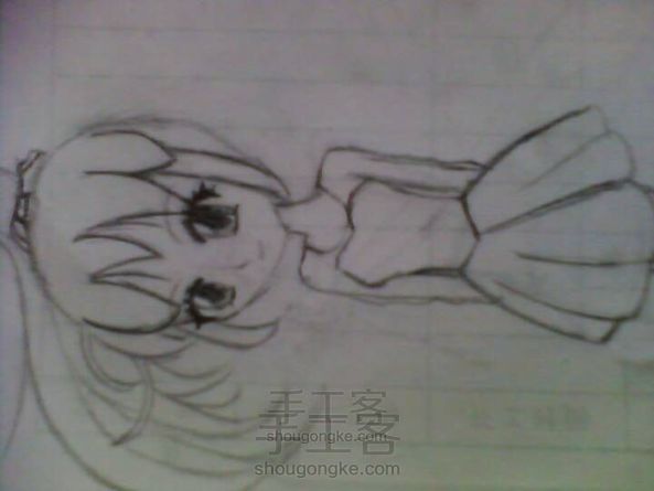 马尾少女