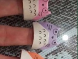 【折纸大全】萌萌的龙猫手指套
