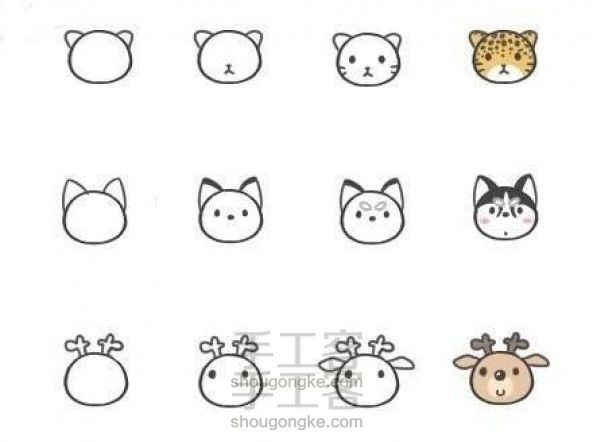 （转）各种各样的简笔画