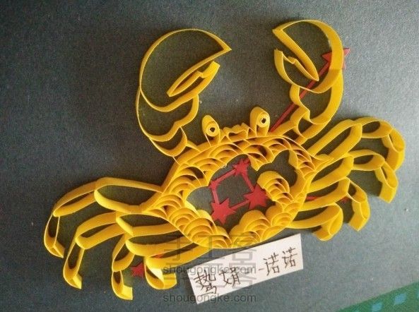 真挚细腻,可爱纯真的巨蟹座衍纸制作教程