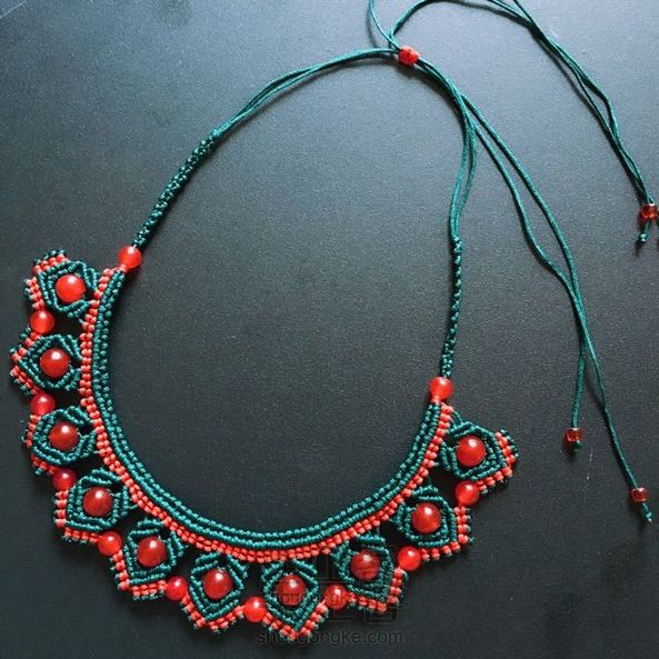 丛林浆果 项链编织教程