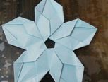 五角星花的折法