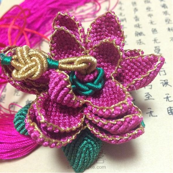 莲花车挂~两种方法