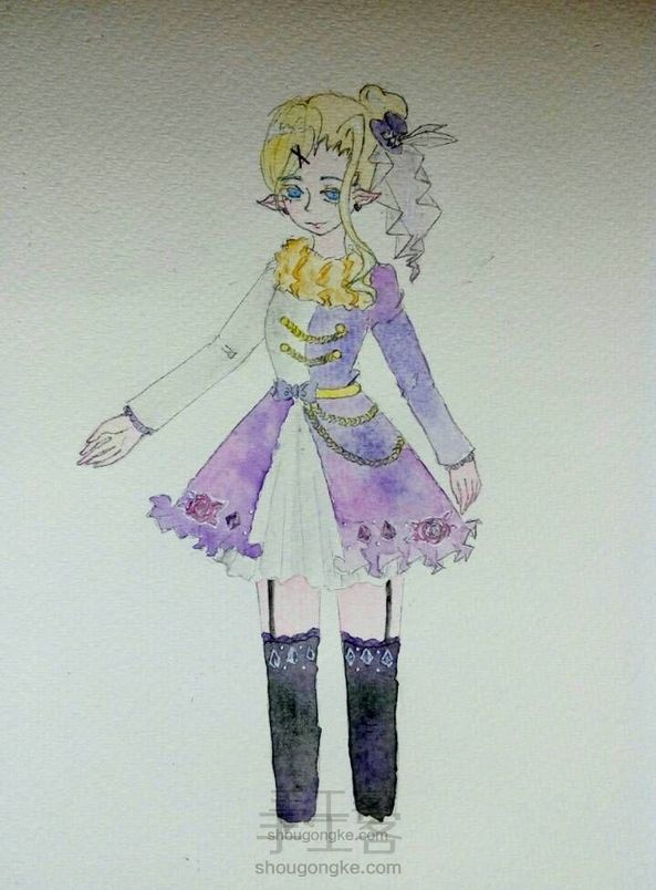 画渣二竹子的渣水彩教程