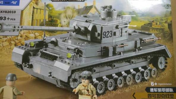 开智KY82010德军4号坦克F2型拼装