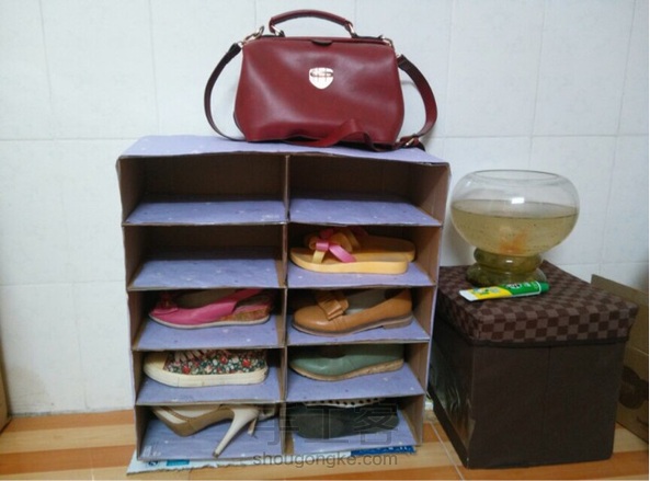 旧物改造之美美鞋架