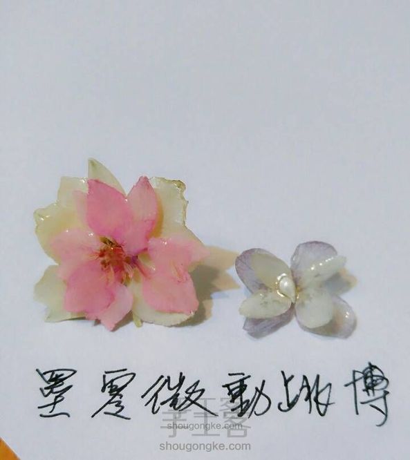 滴胶干花饰物