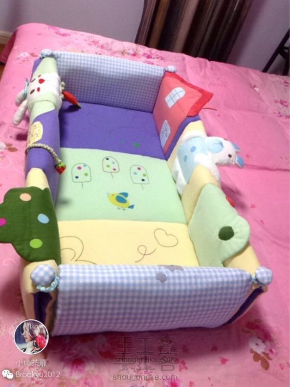 婴儿便携床游戏垫