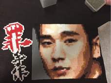 【罪手作】拼豆人像