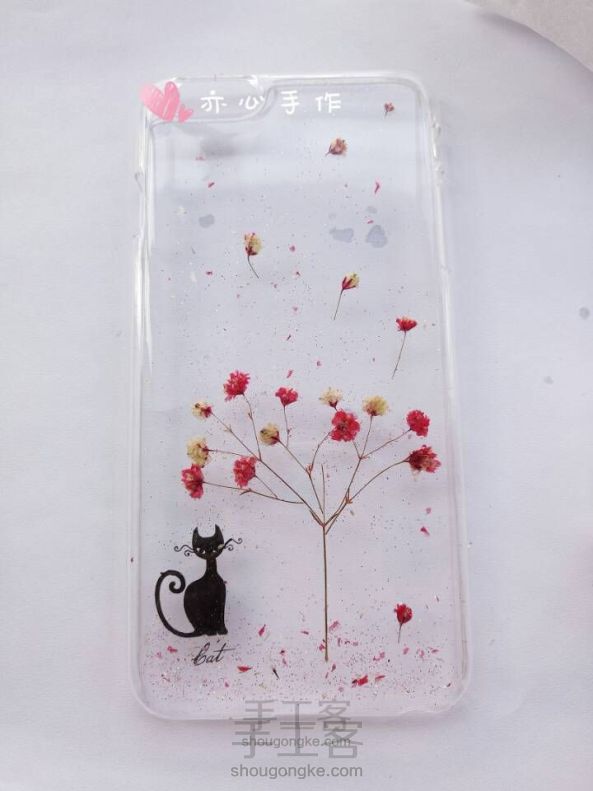 原创滴胶手机壳，封存花朵，封存美好。