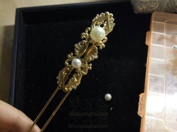 小念课堂 ----供养人唐风发钗汉服头饰简单又好看,还很大气