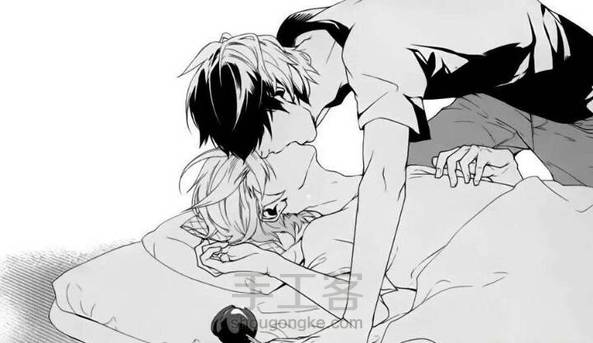 耽美腐图帅气黑白画