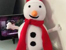 ：）圣诞节前给女儿做的小雪人