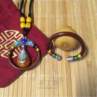 鸡血藤手镯教程。