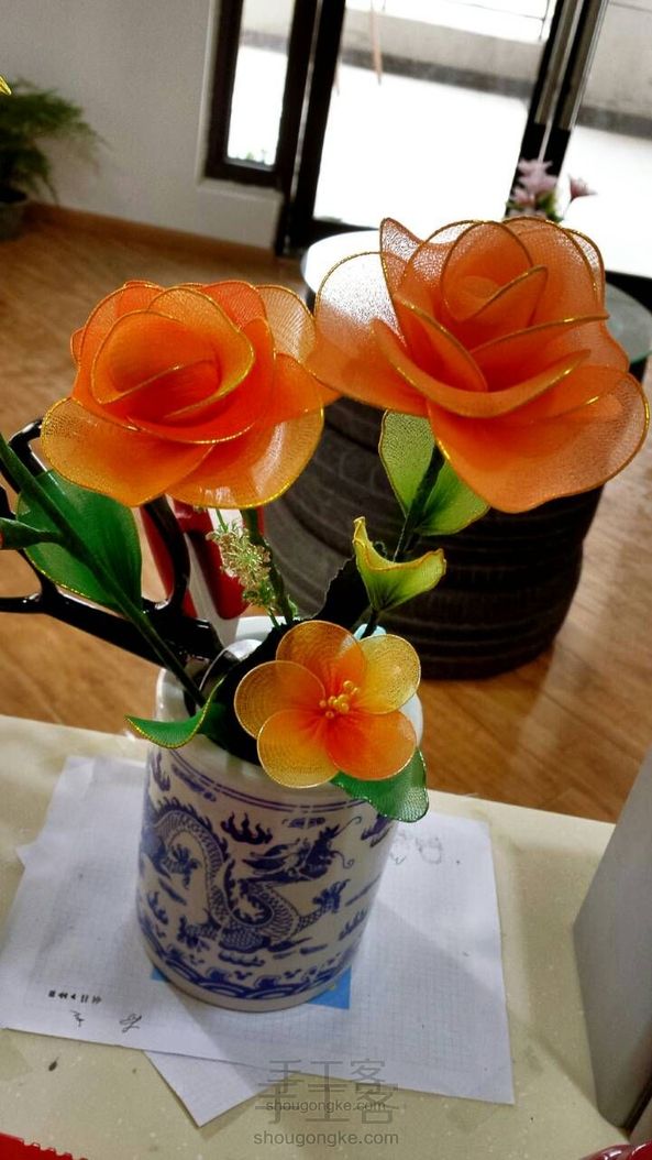 香槟玫瑰 (丝袜花)