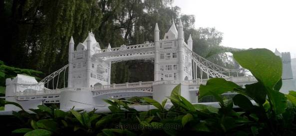 （塑料ABS）伦敦吊桥模型